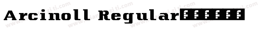 Arcinoll Regular字体转换